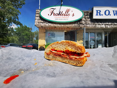 Picture of a restaurant with a sandwich photo overlay in Welland Ontario